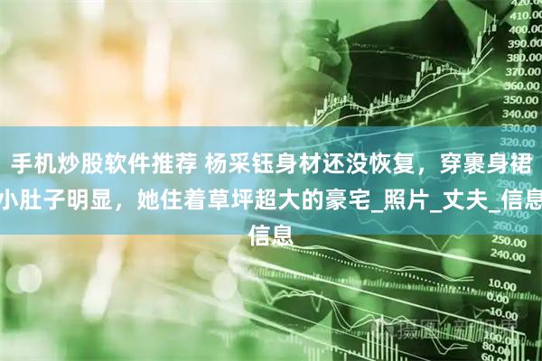 手机炒股软件推荐 杨采钰身材还没恢复，穿裹身裙小肚子明显，她住着草坪超大的豪宅_照片_丈夫_信息
